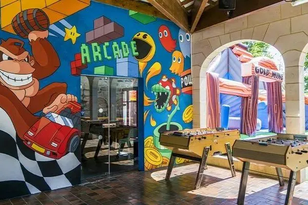 Sala giochi al campeggio Roan Domaine de La Brèche.