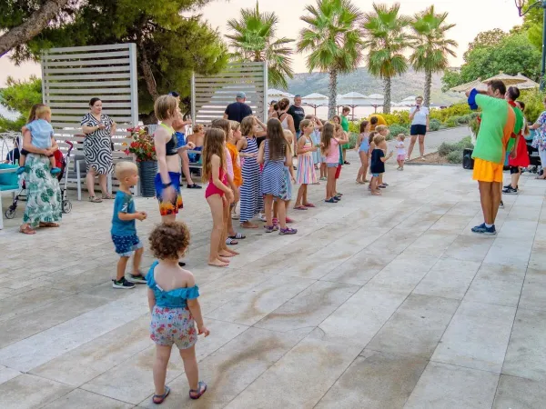 Mini discoteca al miniclub del campeggio Roan Amadria Park Trogir.