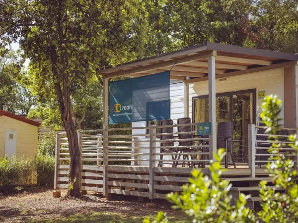 Casa mobile di lusso presso il Roan camping hu Montescudaio village.