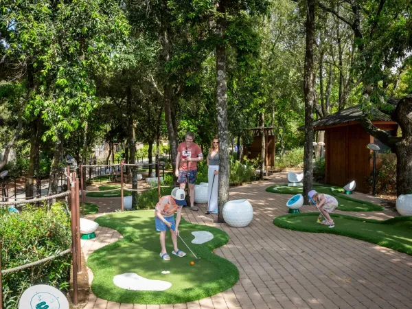 Mini golf al Roan camping hu Montescudaio village.