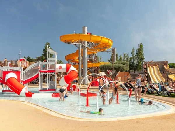 Spraypark del campeggio Roan Les Dunes.