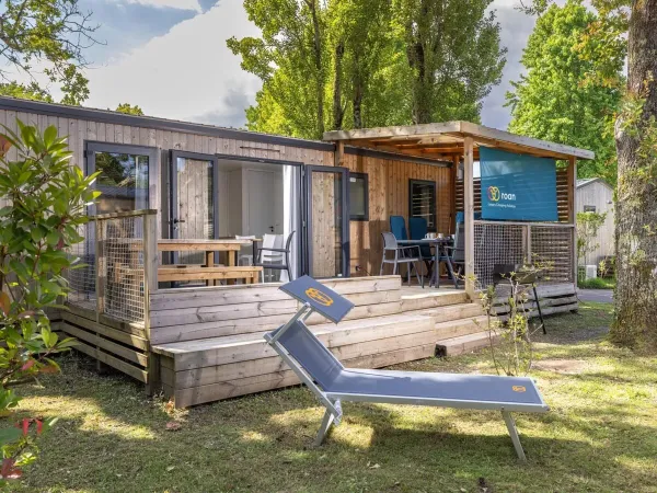 La casa mobile Premium del Roan camping Mayotte Vacances.