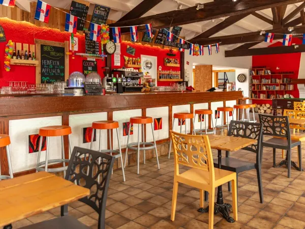 Ristorante op Roan campeggio Domaine de Beaulieu.