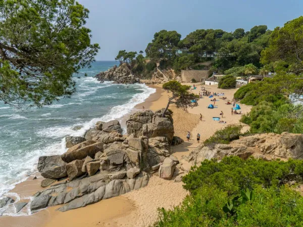 Il mare del campeggio Roan Internacional de Calonge.