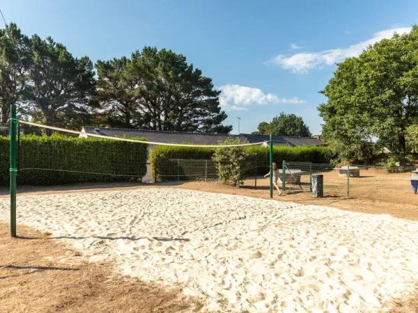 Beach volley al campeggio Roan La Grande Métairie.