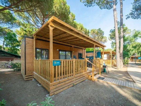 La casa mobile Premium Lounge del campeggio Roan Del Forte.