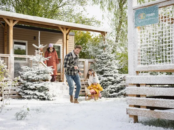 Atmosfere invernali al campeggio Roan Marvilla Parks Kaatsheuvel.