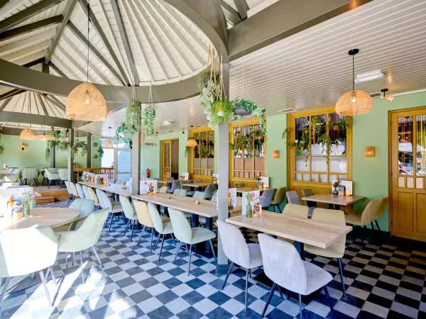 Il ristorante "Grand café Sands" del campeggio Roan Marvilla Parks Kaatsheuvel.