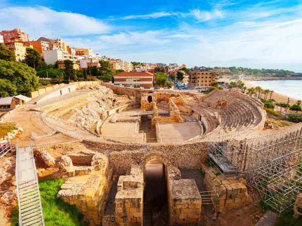 L'anfiteatro di Tarragona, non lontano dal campeggio Roan Els Prats.