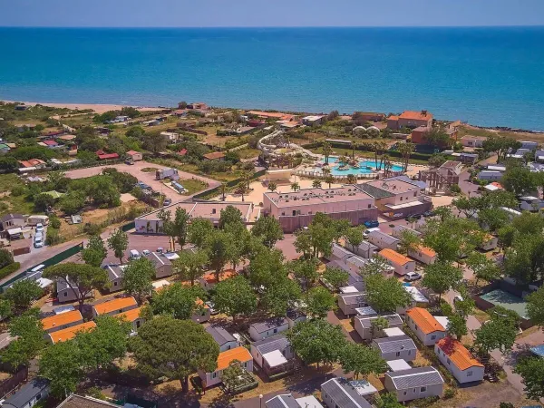 Panoramica del campeggio Roan Le Petit Mousse.