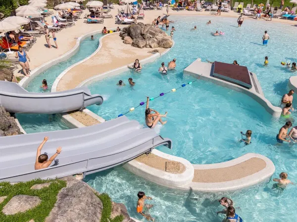 Scivolo al campeggio Roan Domaine des Bans.