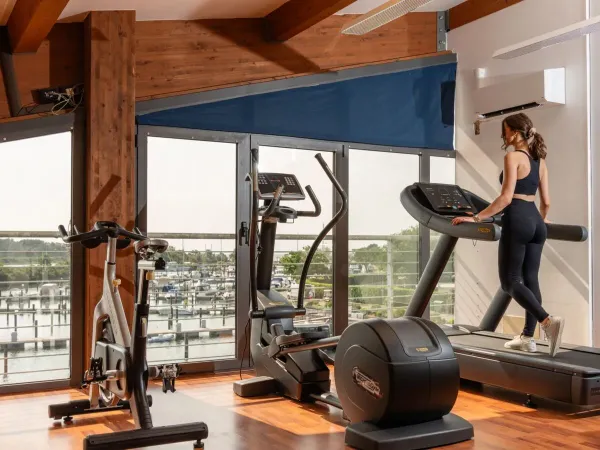 Allenamento presso il campeggio Roan Tenuta Primero.