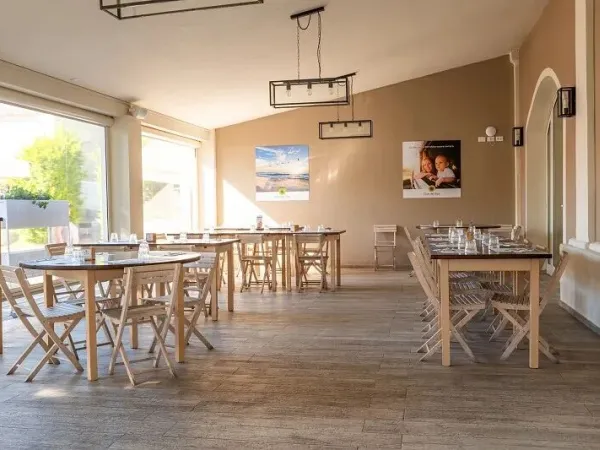 Ristorante del campeggio Vigna sul Mar.