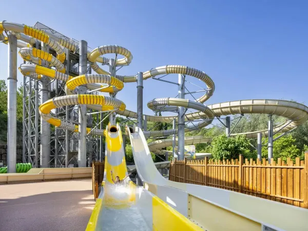 Scivoli spettacolari al campeggio Roan Le Pommier.