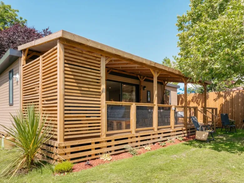 La casa mobile Supreme Plus Lounge del campeggio Roan La Vallée.