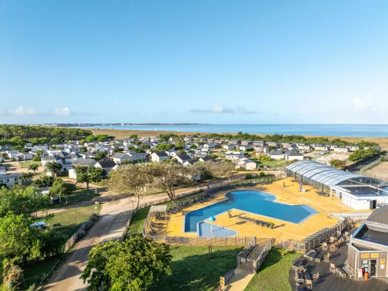 Panoramica del campeggio Roan Les Chardons Bleus de la Turballe.