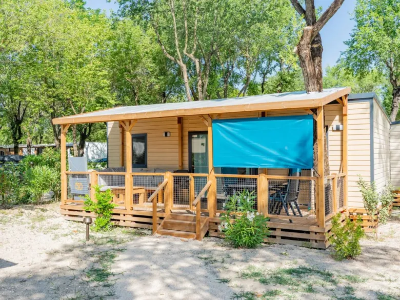 La casa mobile Premium Lounge nel campeggio Tenuta Primero.