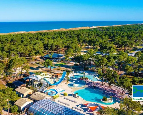 Panoramica del Roan campeggio Atlantic Club Montalivet.