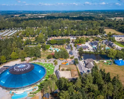 Panoramica del campeggio Roan Le Domaine des Ormes.