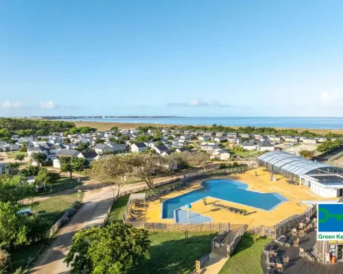 Panoramica del campeggio Roan Les Chardons Bleus de la Turballe.
