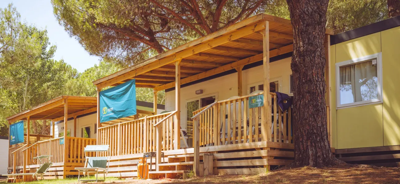 Casa mobile di lusso Roan al campeggio BiVillage.